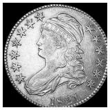1821 Capped Bust Half Dollar CLOSELY  UNCIRCULATE