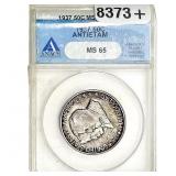 1937 Antietam Half Dollar ANACS MS65