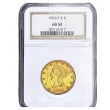 1903-O $10 Gold Eagle NGC AU53