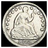 1842 Seated Liberty Half Dime CLOSELY  UNCIRCULAT