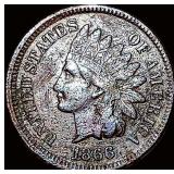 1866 Indian Head Cent NEARLY UNCIRCULATED