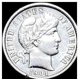 1901 Barber Dime CLOSELY UNCIRCULATED