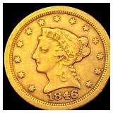 1846-O $2.50 Gold Quarter Eagle