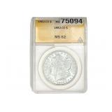 1882-CC Morgan Silver Dollar ANACS MS62