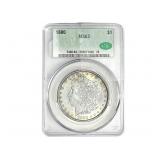 1880 Morgan Silver Dollar CAC MS63
