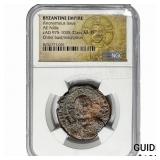 Byzantine cAD 975-1035[Class A2-3] Bronze Follis