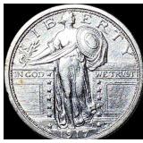 1917 Type 1 Standing Liberty Quarter ABOUT  UNCIR
