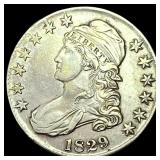 1829 Capped Bust Half Dollar CLOSELY UNCIRCULATED