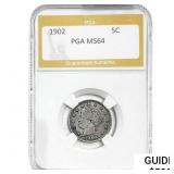 1902 Liberty Victory Nickel PGA MS64