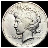 1921 Silver Peace Dollar NICELY CIRCULATED