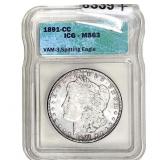 1881-CC Morgan Silver Dollar ICG MS63 VAM-3