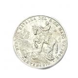 (1962) Silver Mexico Medal Grove -800 a GEM BU