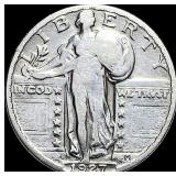 1927-S Standing Liberty Quarter LIGHTLY CIRCULATED