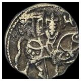 [2 Coins]700-1000 AD India Rajput Silver Jital NEA