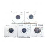 1840-1897 Russian Empire Copper 1/2 Kopek XF