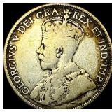 1919 Canada Silver 50 Cents LIGHTLY CIRCULATED