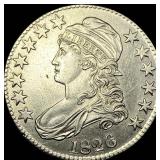 1826 Capped Bust Half Dollar CLOSELY UNCIRCULATED