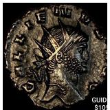 Roman Gallienus 253-268 AD Bronze Dbl Denarius CH