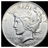 1934-S Silver Peace Dollar CLOSELY  UNCIRCULATED