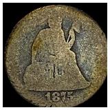 1875 Seated Liberty Silver Coin NICELY CIRCULATED