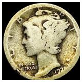 1921-D Silver Mercury Dime NICELY CIRCULATED