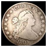 1801 O-101 Draped Bust Half Dollar