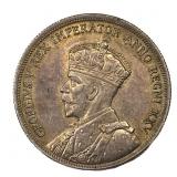 1735 Canada Silver Dollar George V AU+