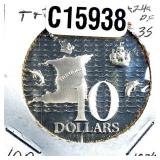1974 Trinidad & Tobago Silver $10 PF