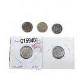 Various Dates Russian Empire Silver 10 Kopeks XF