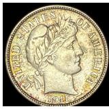 1911-D Silver Barber Dime UNCIRCULATED