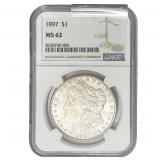 1879 Morgan Silver Dollar NGC MS62