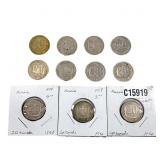 Various Dates Soviet Union Silver 20 Kopeks XF