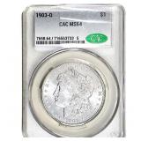 1903-O Morgan Silver Dollar CAC MS64