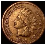 1875 Indian Head Cent LIGHTLY CIRCULATED