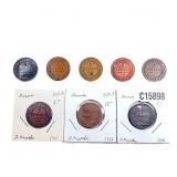 1911-1916 Russian Empire Copper 2 Kopeks AU