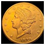 1890-CC $20 Gold Double Eagle