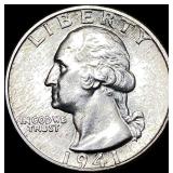 1941 Silver Washington Quarter CHOICE BU