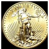 2015 1/10 oz Gold American Eagle $5 SUPERB GEM BU