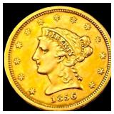 1856 $2.50 Gold Quarter Eagle