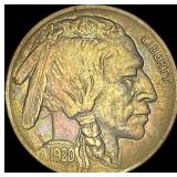 1920-D Toned Buffalo Nickel UNCIRCULATED
