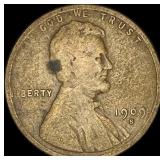1909-S Lincoln Wheat Cent NICELY CIRCULATED