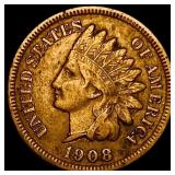 1908-S Indian Head Cent NEARLY UNCIRCULATED