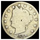 1886 Liberty Head Nickel NICELY CIRCULATED