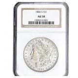 1884-S Morgan Silver Dollar NGC AU58