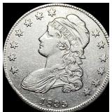 1835 Capped Bust Half Dollar NEARLY  UNCIRCULATED