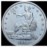 1878-S Silver Trade Dollar CHOICE AU