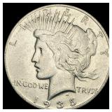 1935-S Silver Peace Dollar NEARLY  UNCIRCULATED