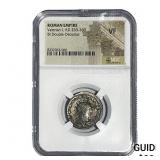 Roman Valerian I, AD 253-260 BI Dbl-Denarius NGC