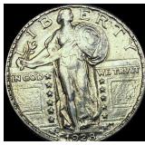 1928-S Silver Standing Liberty Quarter CHOICE AU
