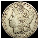 1904 Morgan Silver Dollar NEARLY UNCIRCULATED